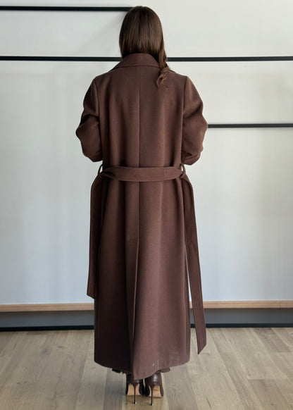 Cappotto lungo con cintura -ZAHJR