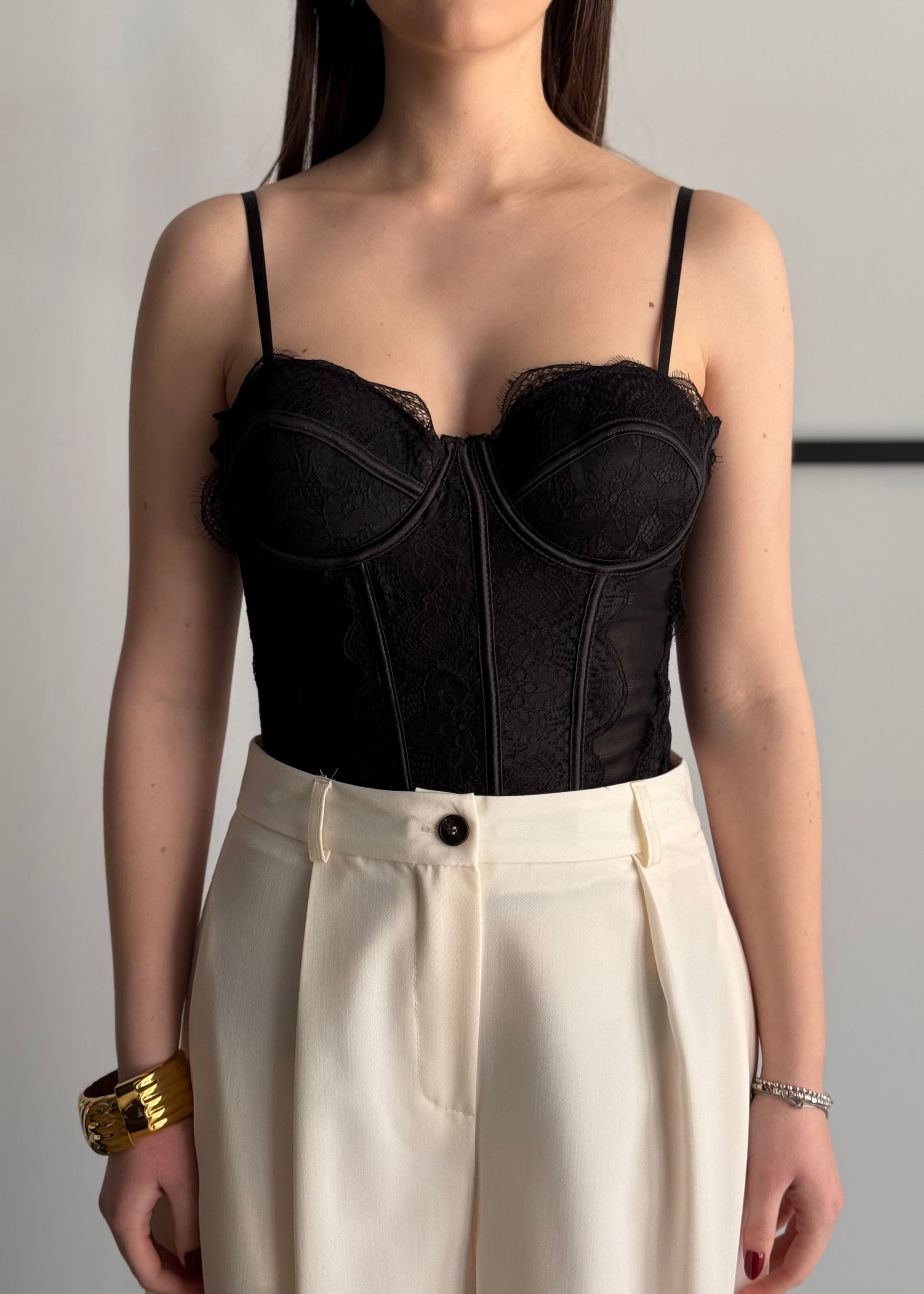 Corsetto bustier THEVICE in pizzo