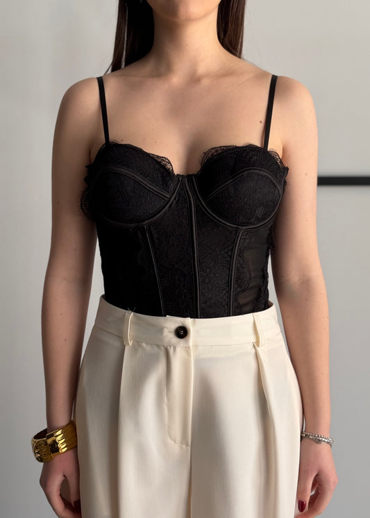 Corsetto bustier THEVICE in pizzo
