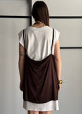 Carica l'immagine nel visualizzatore della galleria, Abito t-shirt KIKISIX con sottoveste raso
