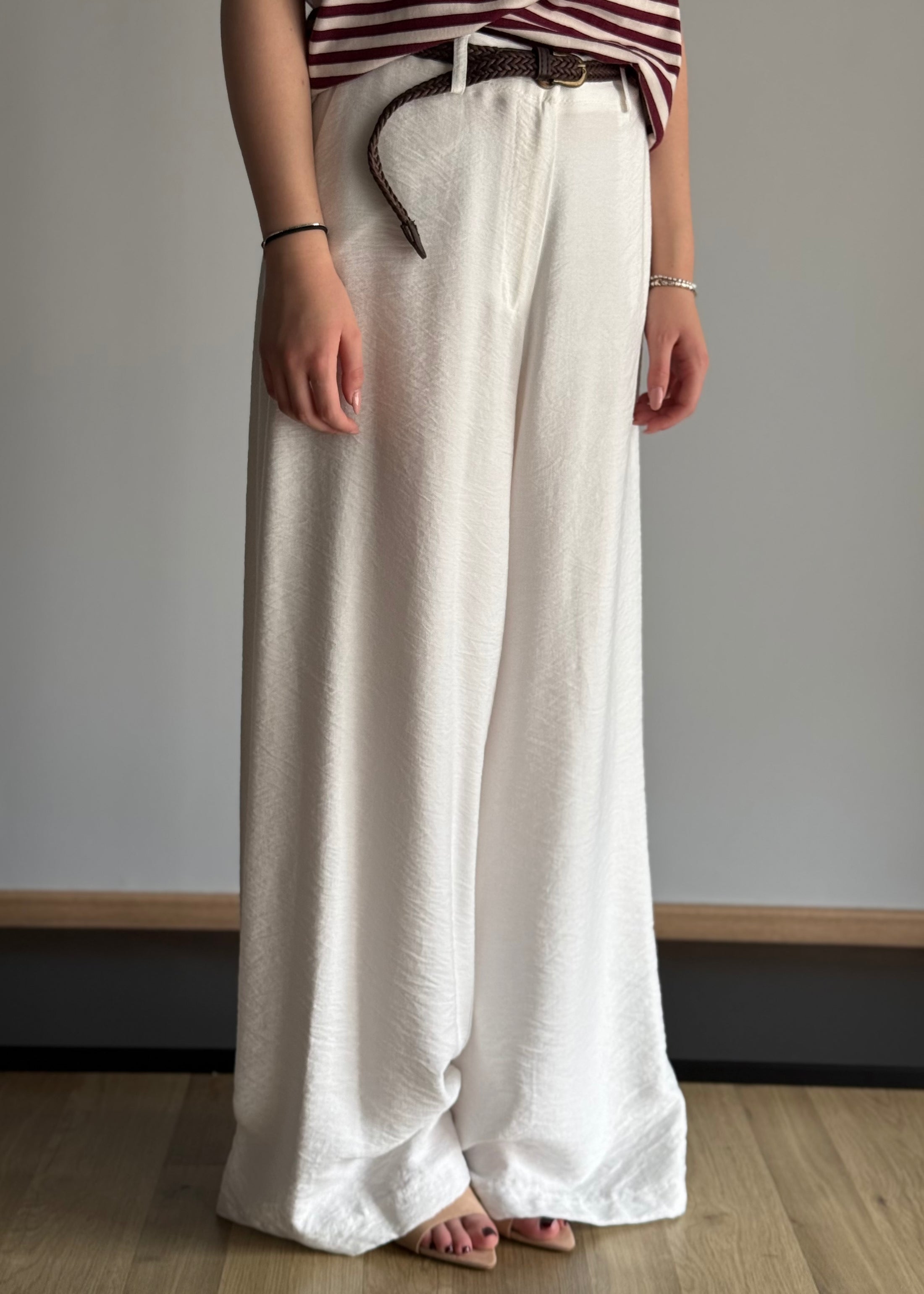 Pantalone palazzo ZAHJR bianco