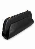 Carica l'immagine nel visualizzatore della galleria, Borsa clutch nera con tracolla
