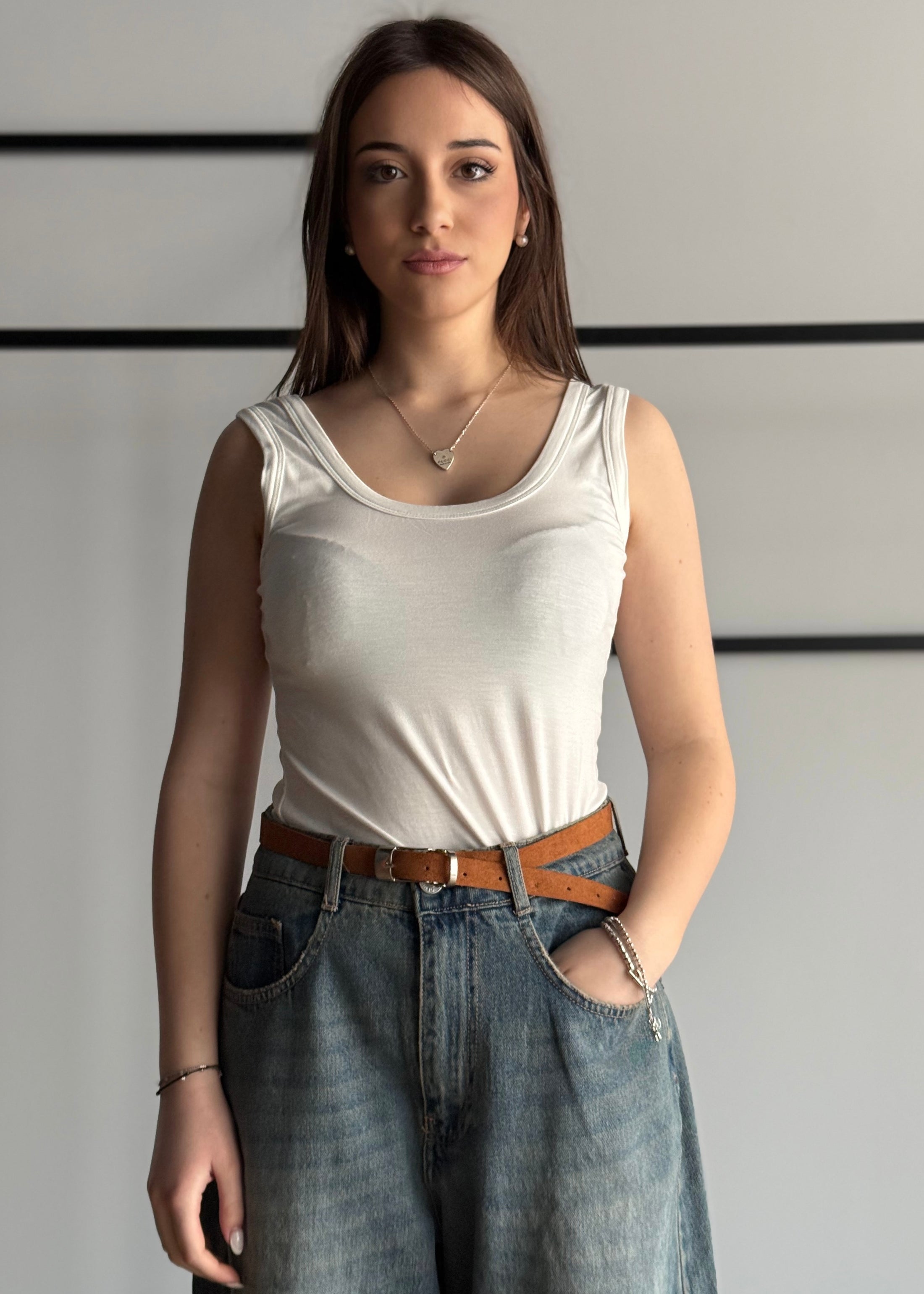 Canotta ZAHJR basic latte