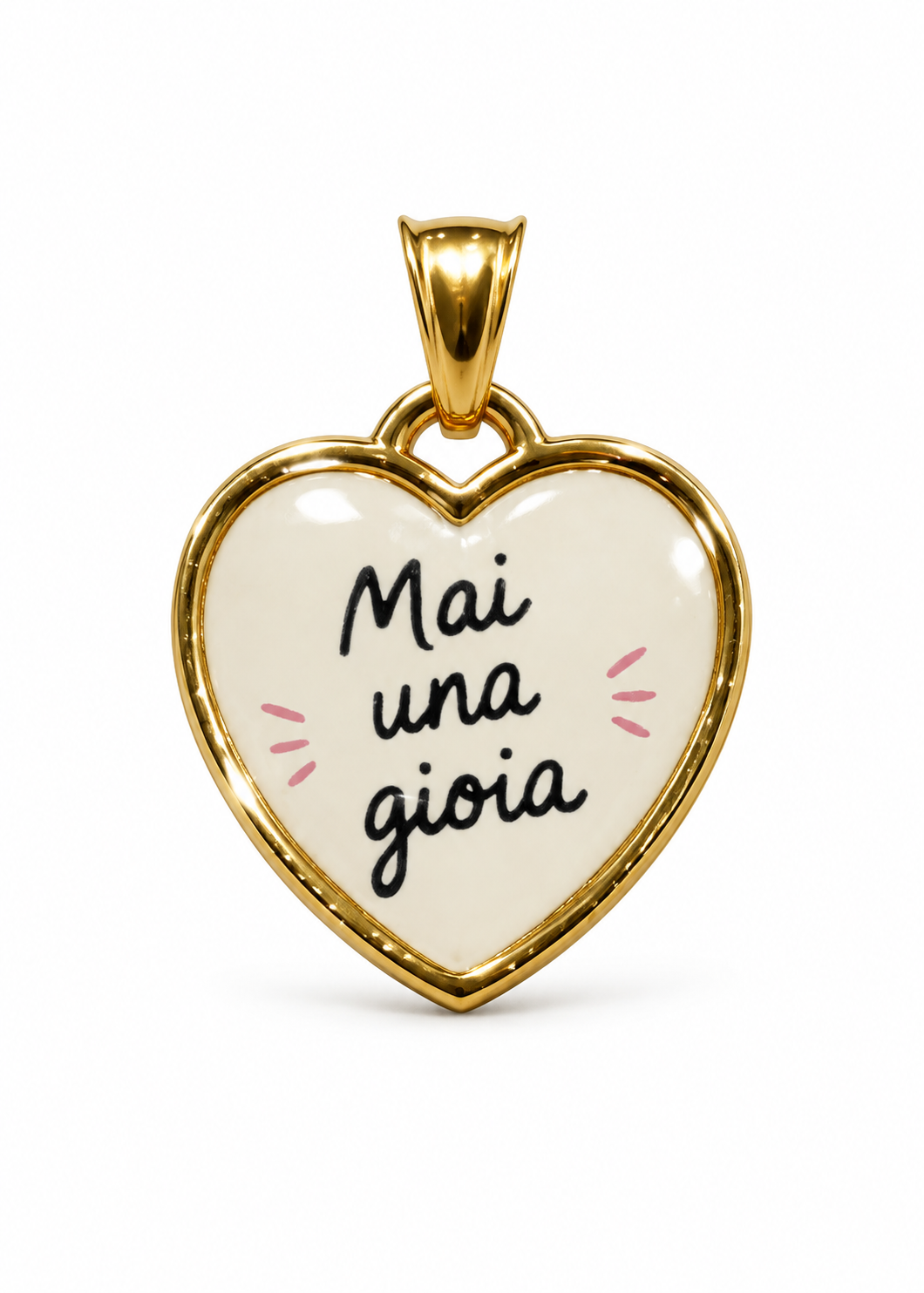 Ciondolo con scritta