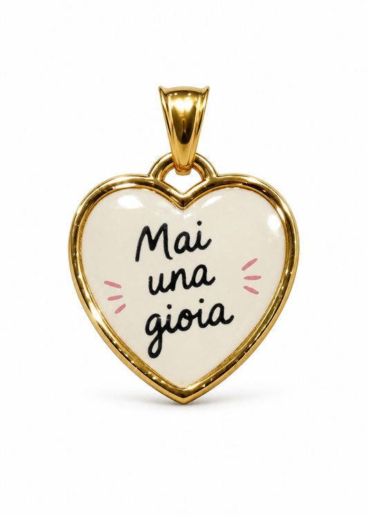 Ciondolo con scritta