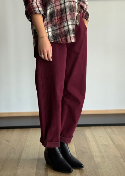 Pantalone balloon con cintura -ZAHJR