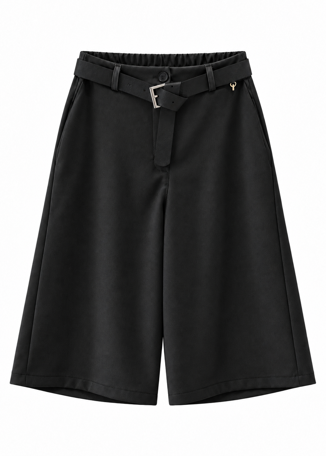 Bermuda Nero con cintura - PHILIALOFT