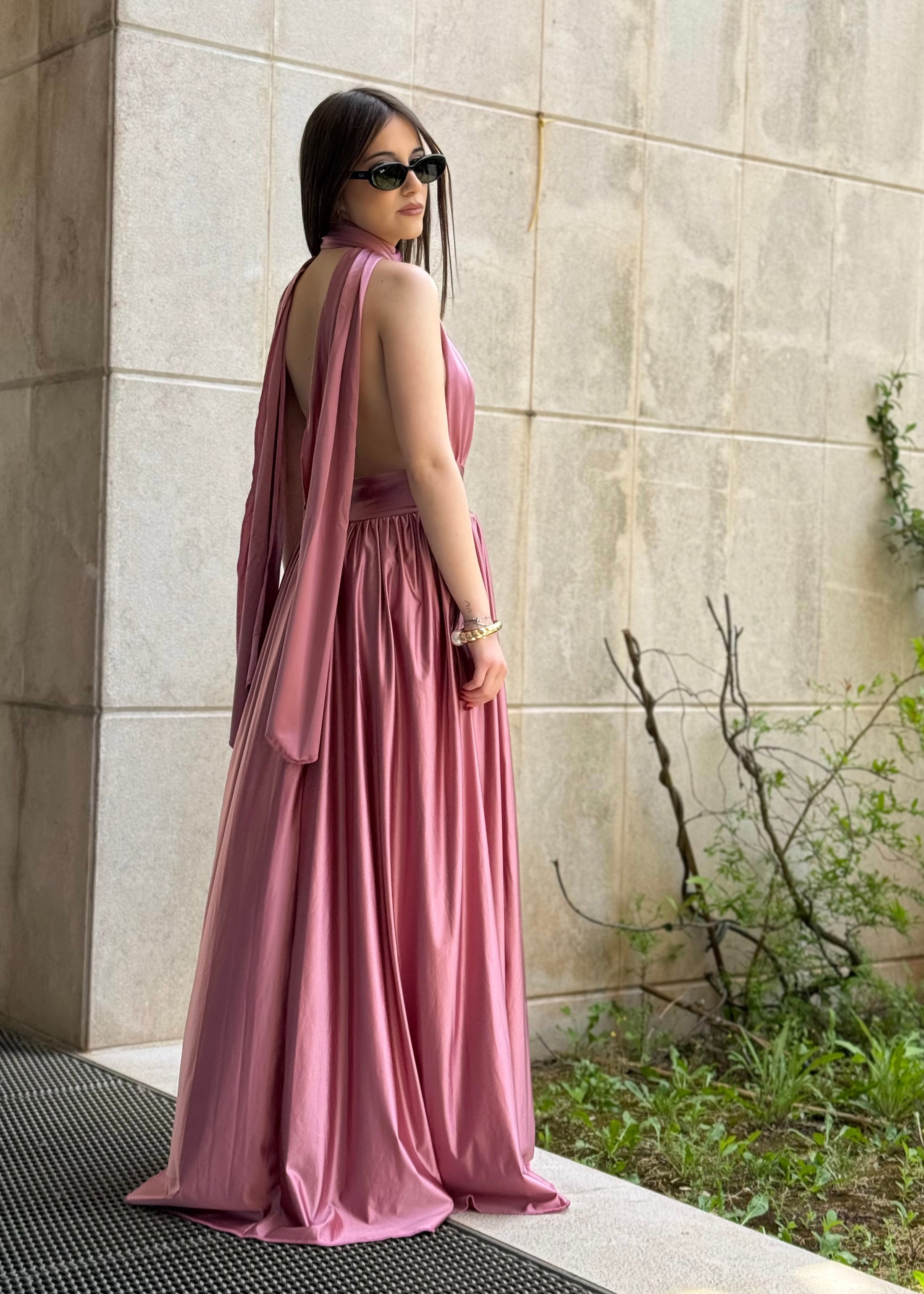 Abito trasformabile MISSUNIKE rosa malva
