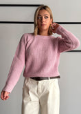 Carica l'immagine nel visualizzatore della galleria, Maglia girocollo rosa - KONTATTO
