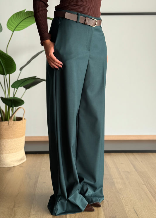 Pantaloni a palazzo con cintura -ZAHJR