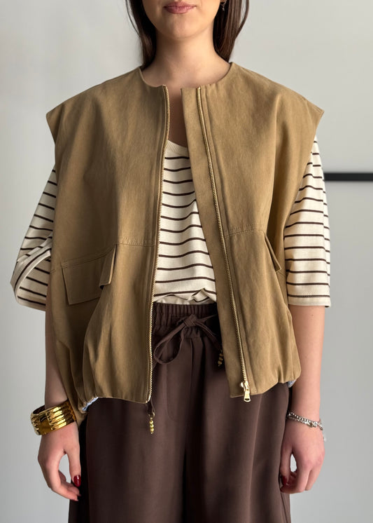 Gilet KIKISIX oversize