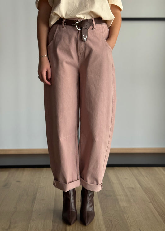 Pantalone balloon con cintura -ZAHJR