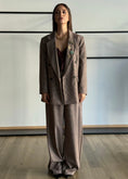 Carica l'immagine nel visualizzatore della galleria, Pantalone a palazzo check -ZAHJR
