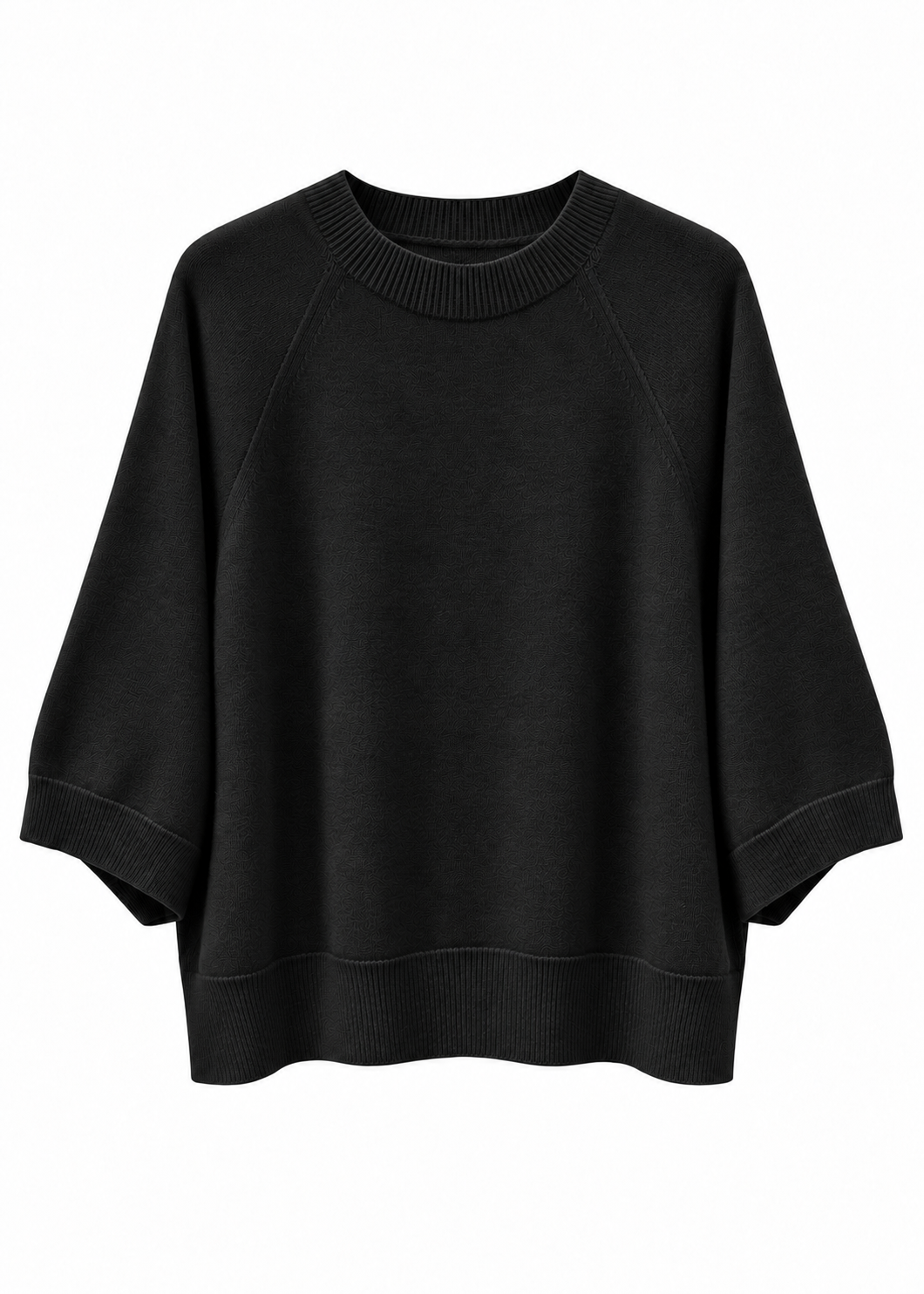 Maglia con maniche a 3/4 nero - PHILIALOFT
