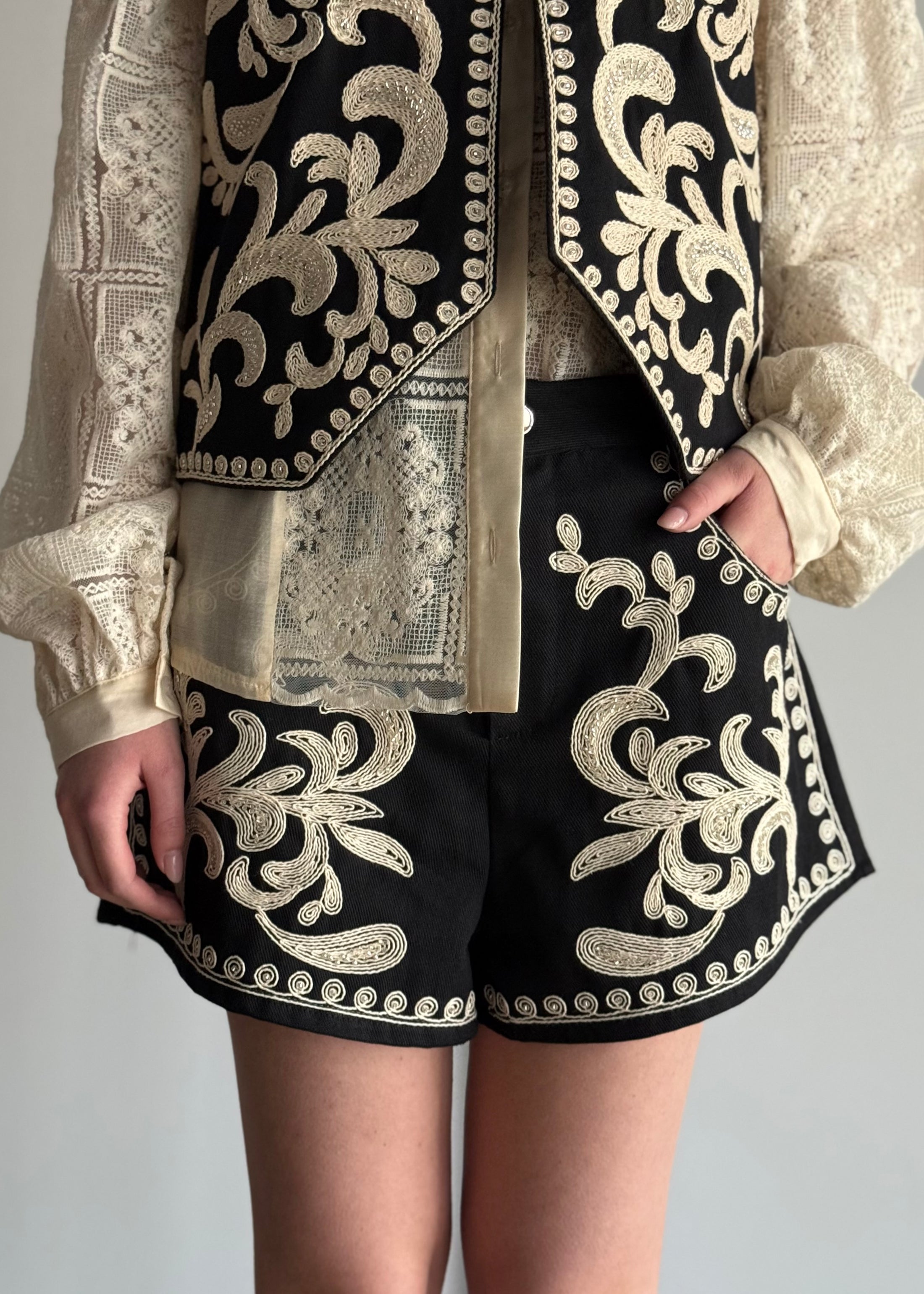 Shorts PHILIALOFT con ricamo