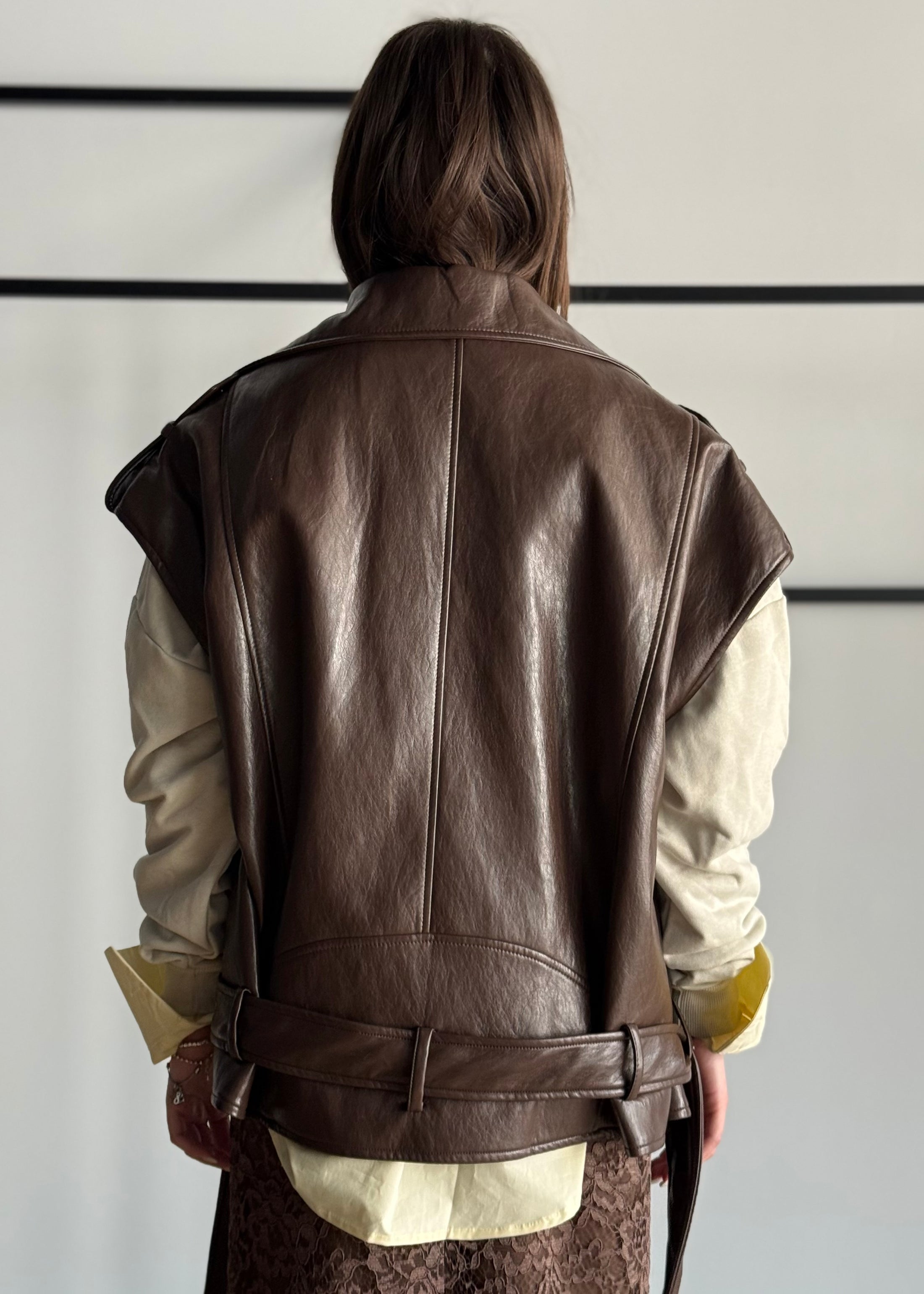 Gilet biker ZAHJR moro