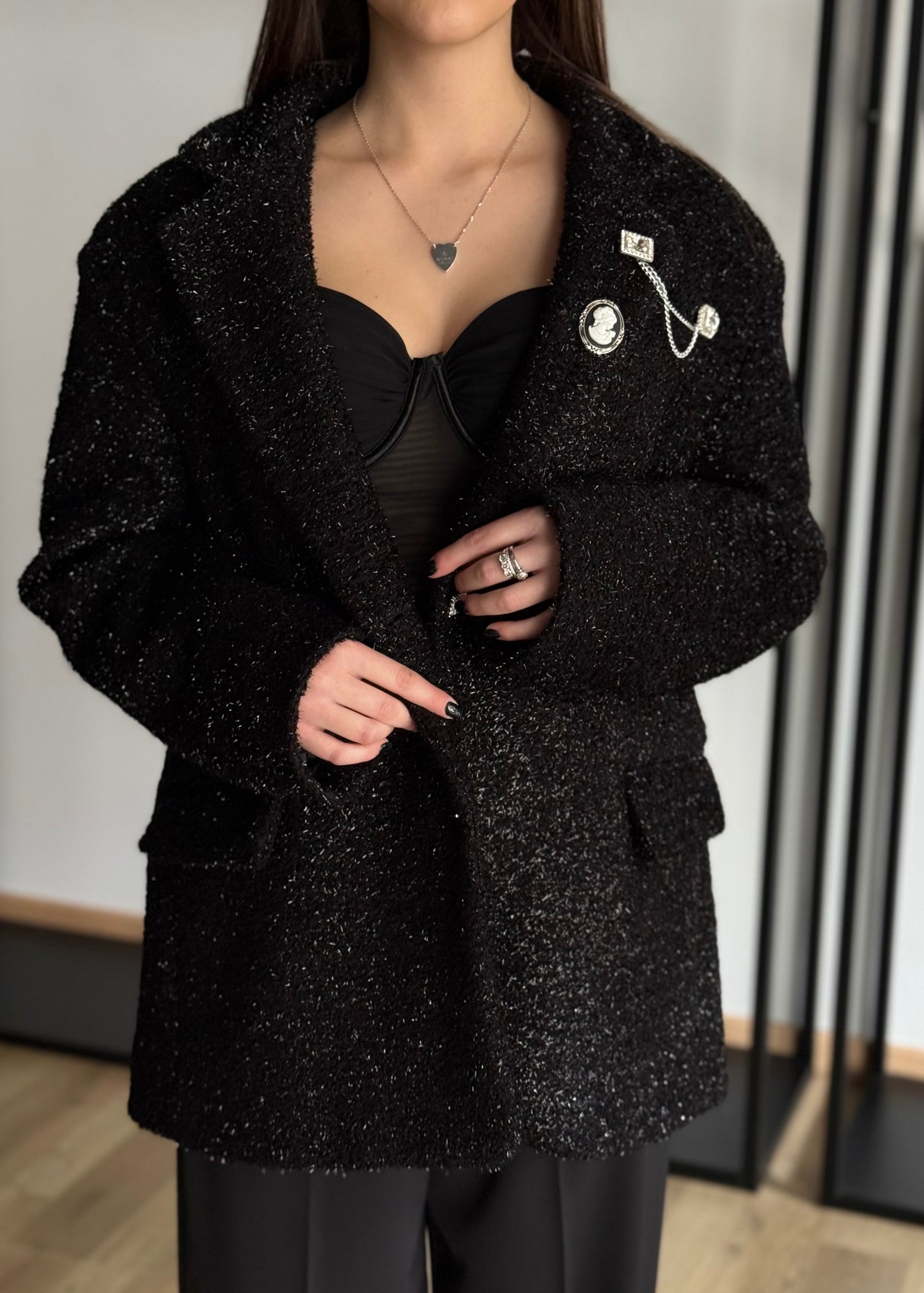 Cappotto ZAHJR bouclé