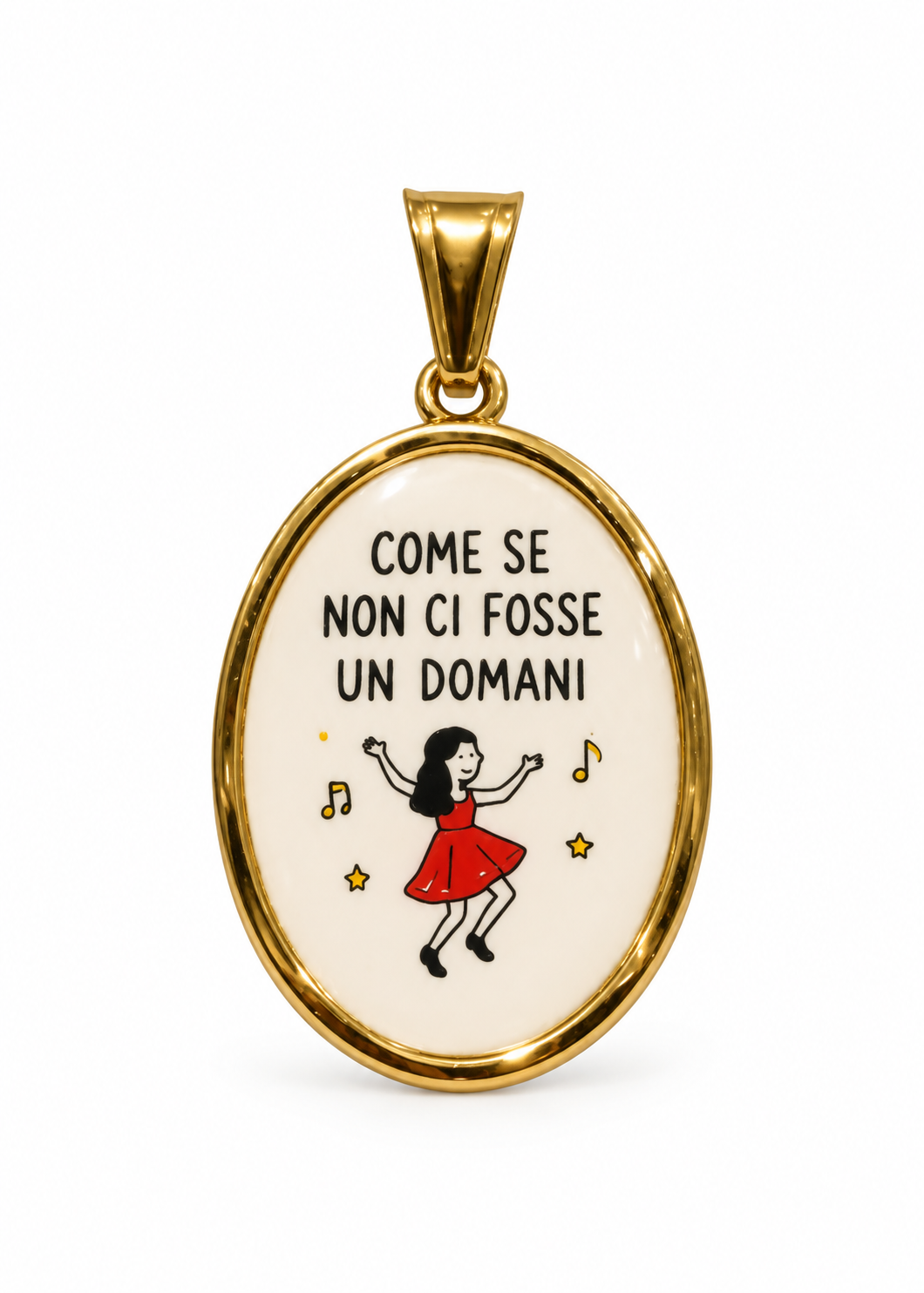 Ciondolo con scritta