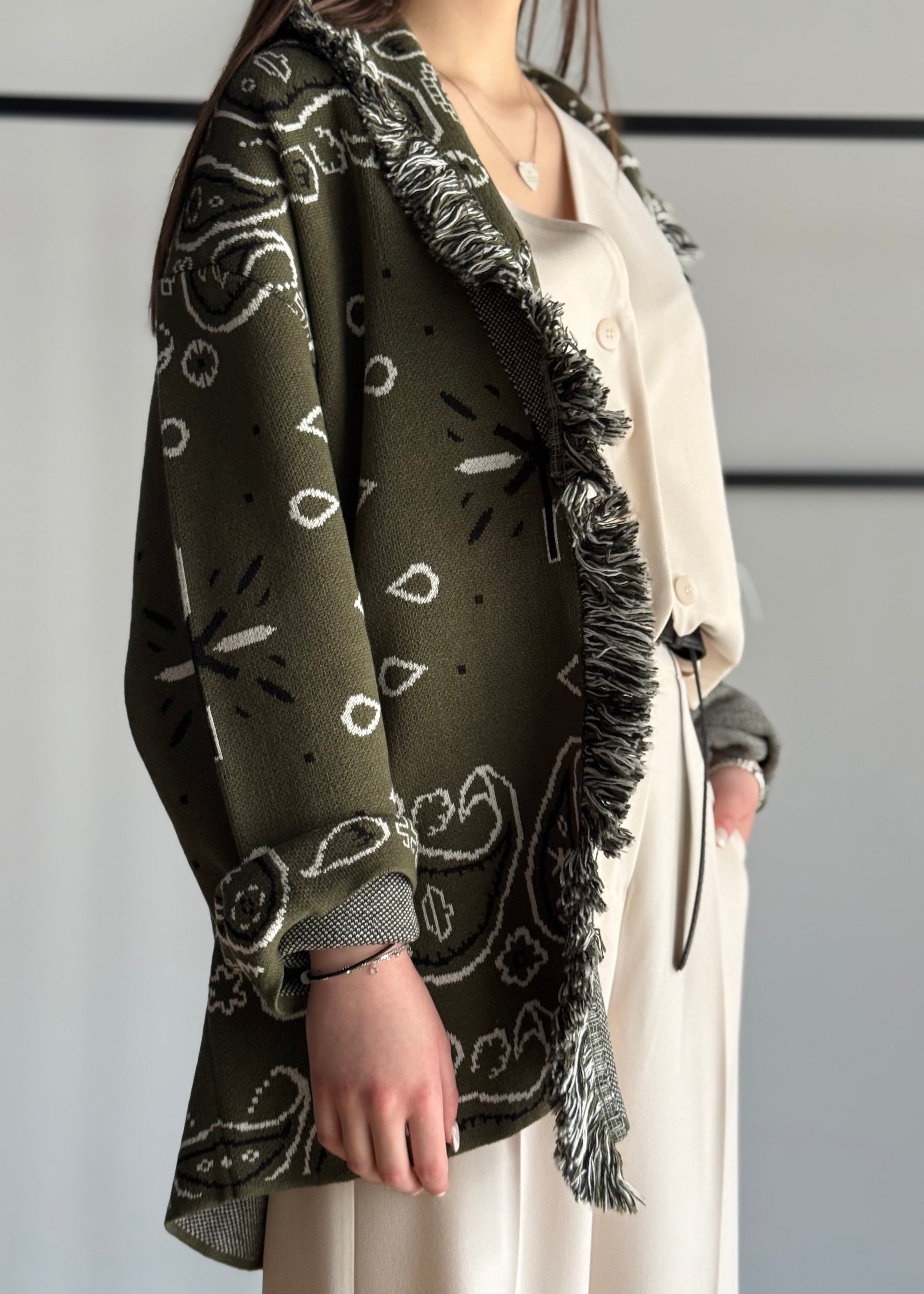 Cardigan KONTATTO jacquard