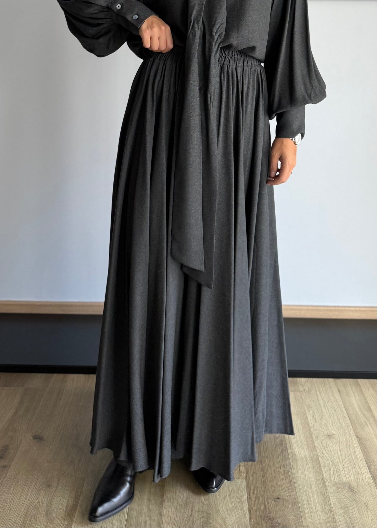 Gonna maxi fluida antracite - PHILIALOFT