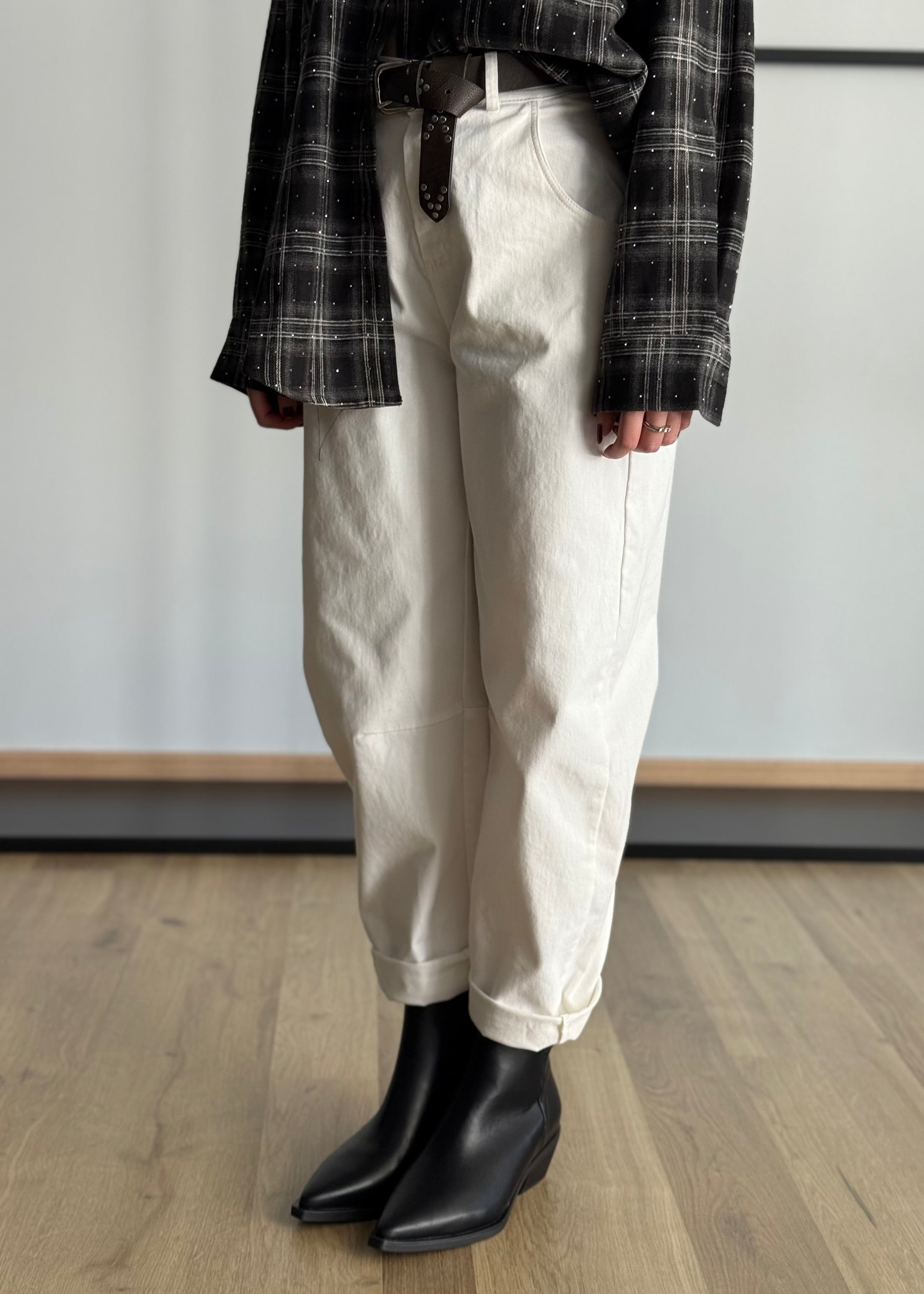 Pantalone balloon con cintura -ZAHJR