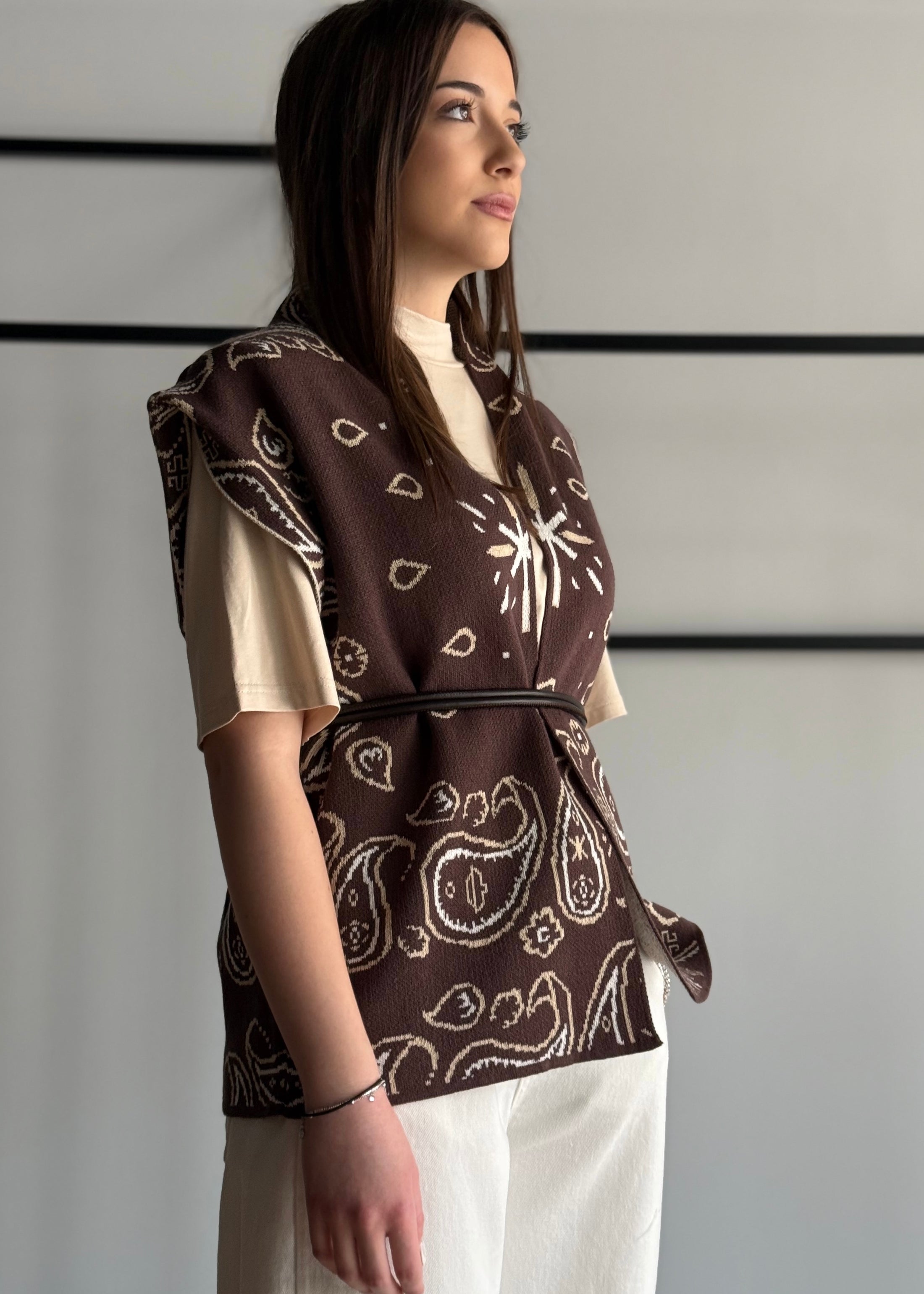 Gilet KONTATTO jacquard