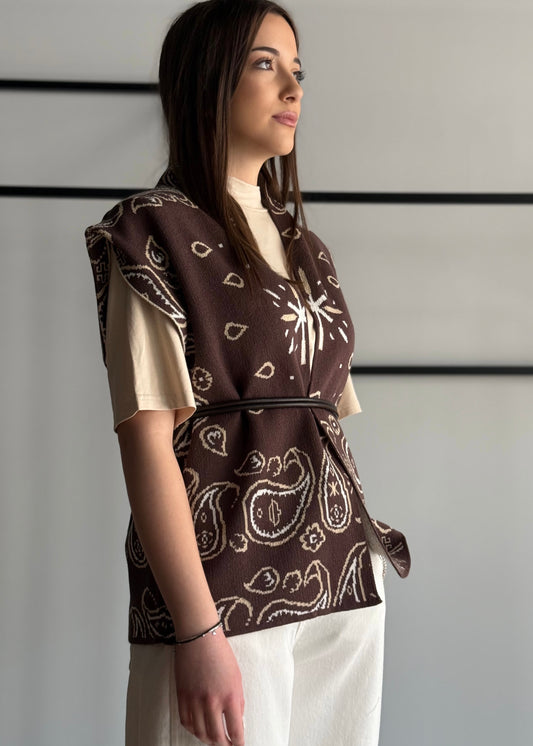 Gilet KONTATTO jacquard