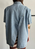 Carica l'immagine nel visualizzatore della galleria, Giacca THEVICE denim asimmetrica
