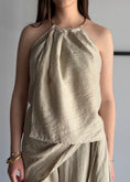 Carica l'immagine nel visualizzatore della galleria, Top halter PHILIALOFT beige
