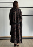 Carica l'immagine nel visualizzatore della galleria, Cardigan lungo animalier -KONTATTO
