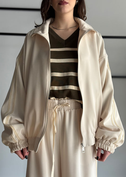 Giacca bomber ZAHJR con bande laterali