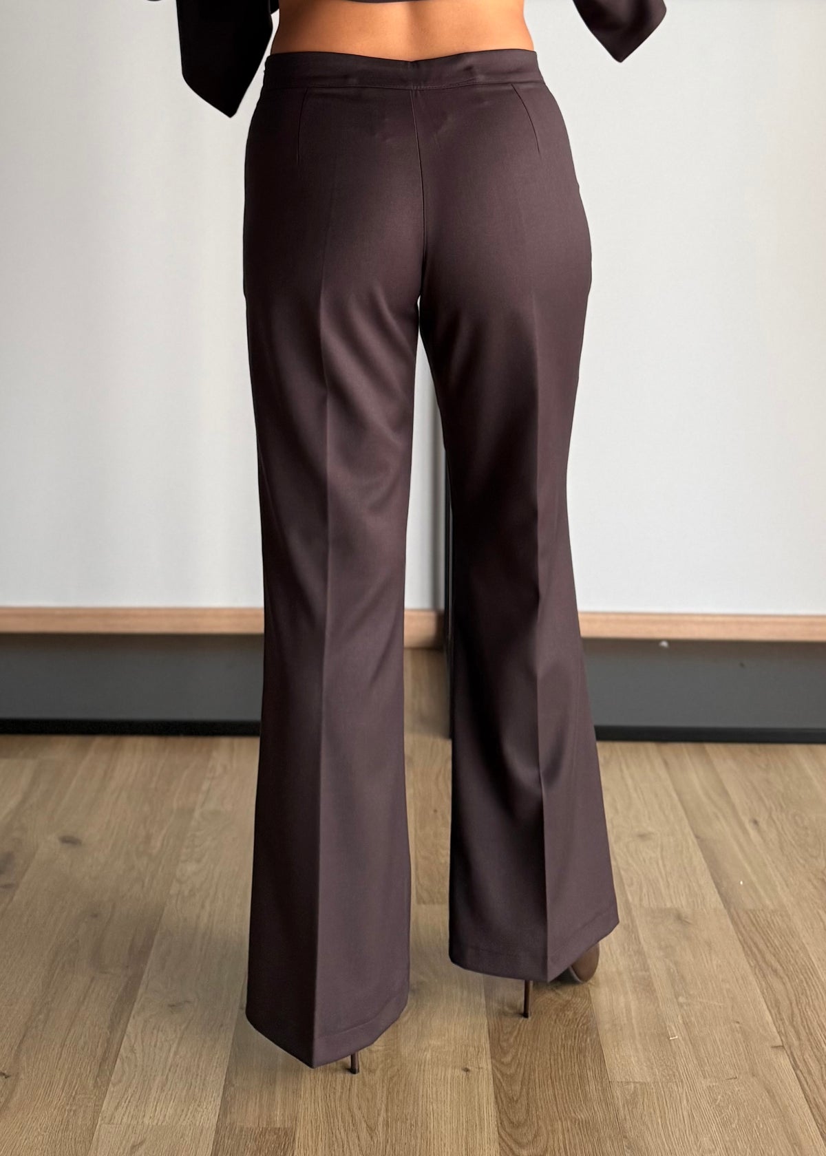 Pantalone Flare Sartoriale moro - ZAHJR