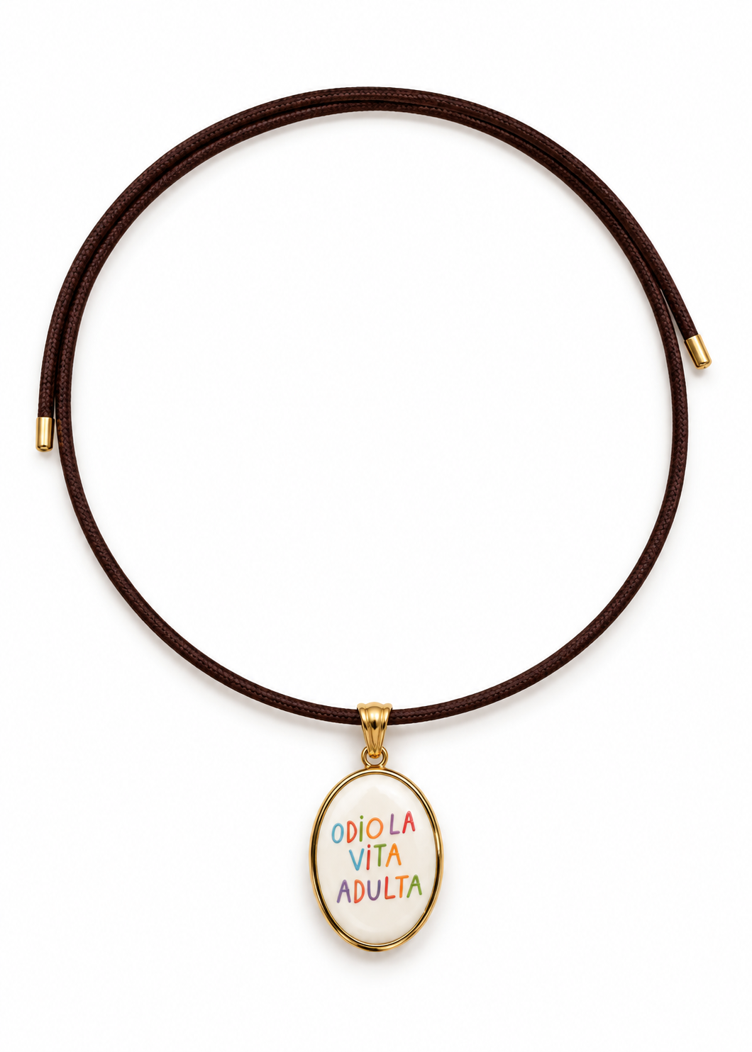 Cordino per collana moro