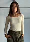 Carica l'immagine nel visualizzatore della galleria, Maglia basic collo barca -ZAHJR
