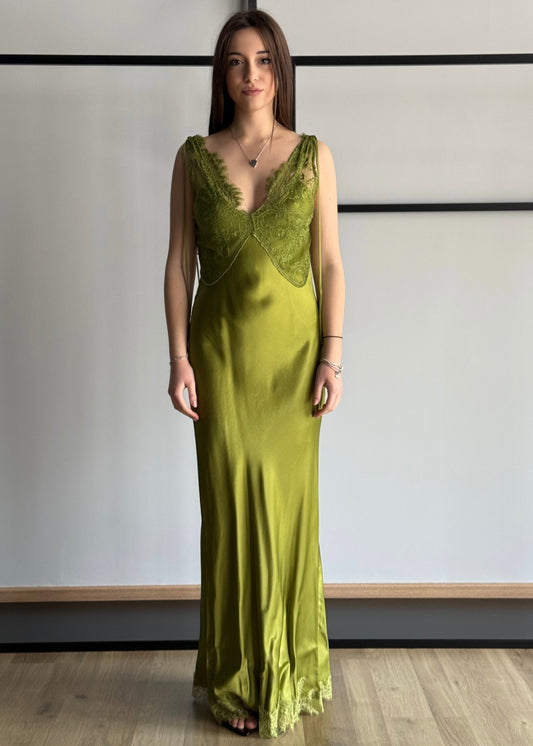Abito lungo KONTATTO con pizzo