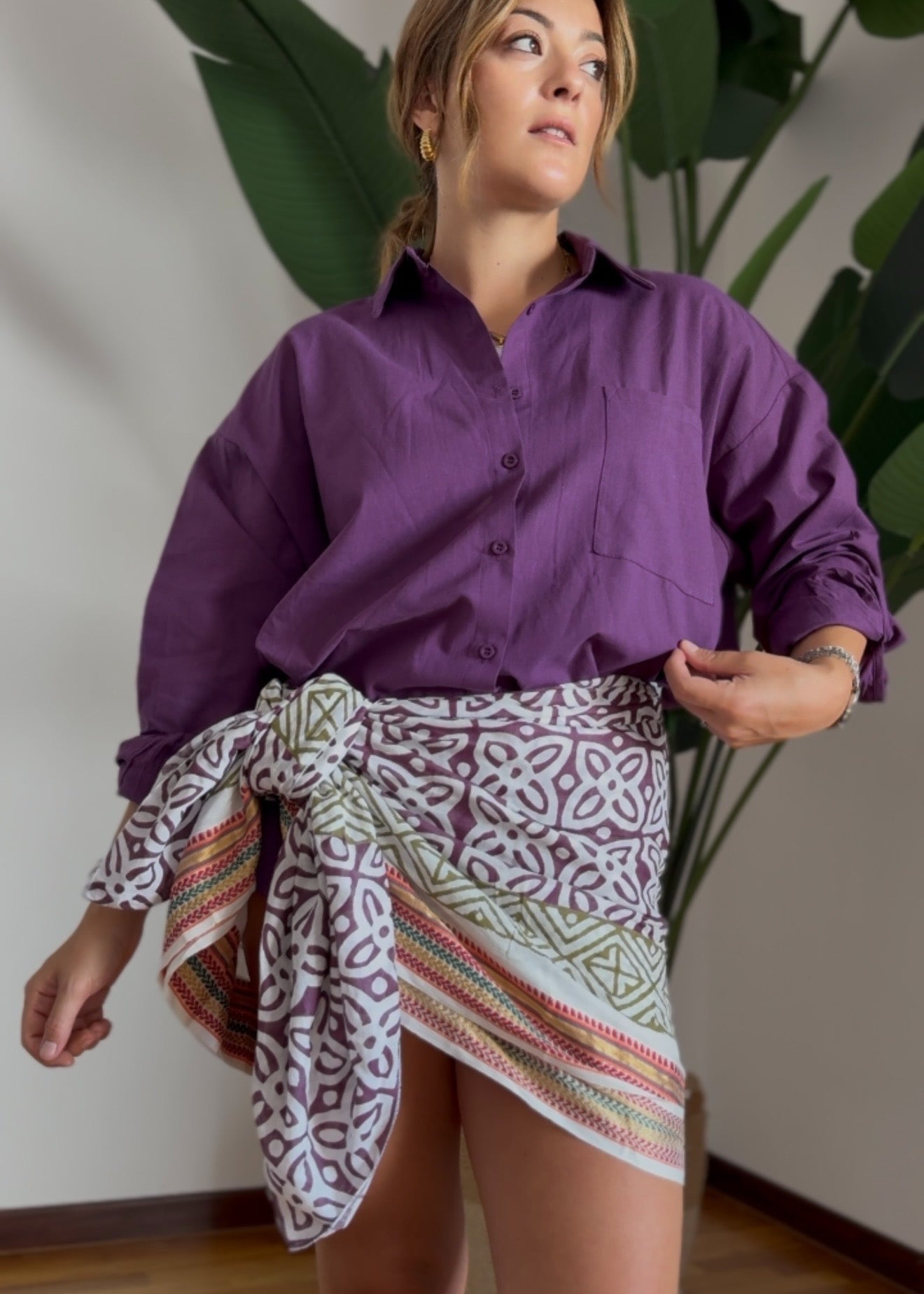 Camicia over viola