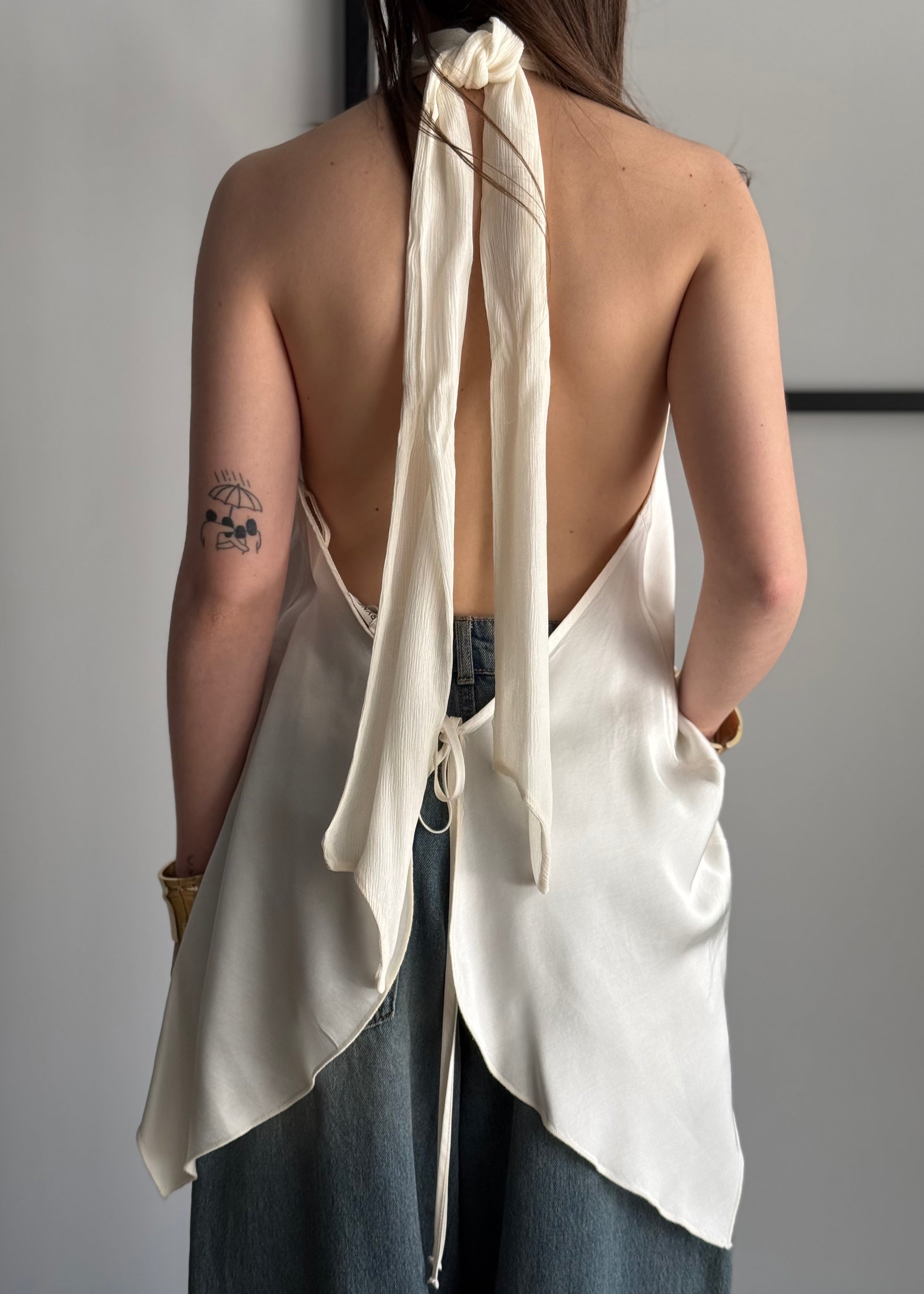Top halter THEVICE panna