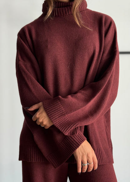 Maglia dolcevita oversize -KONTATTO