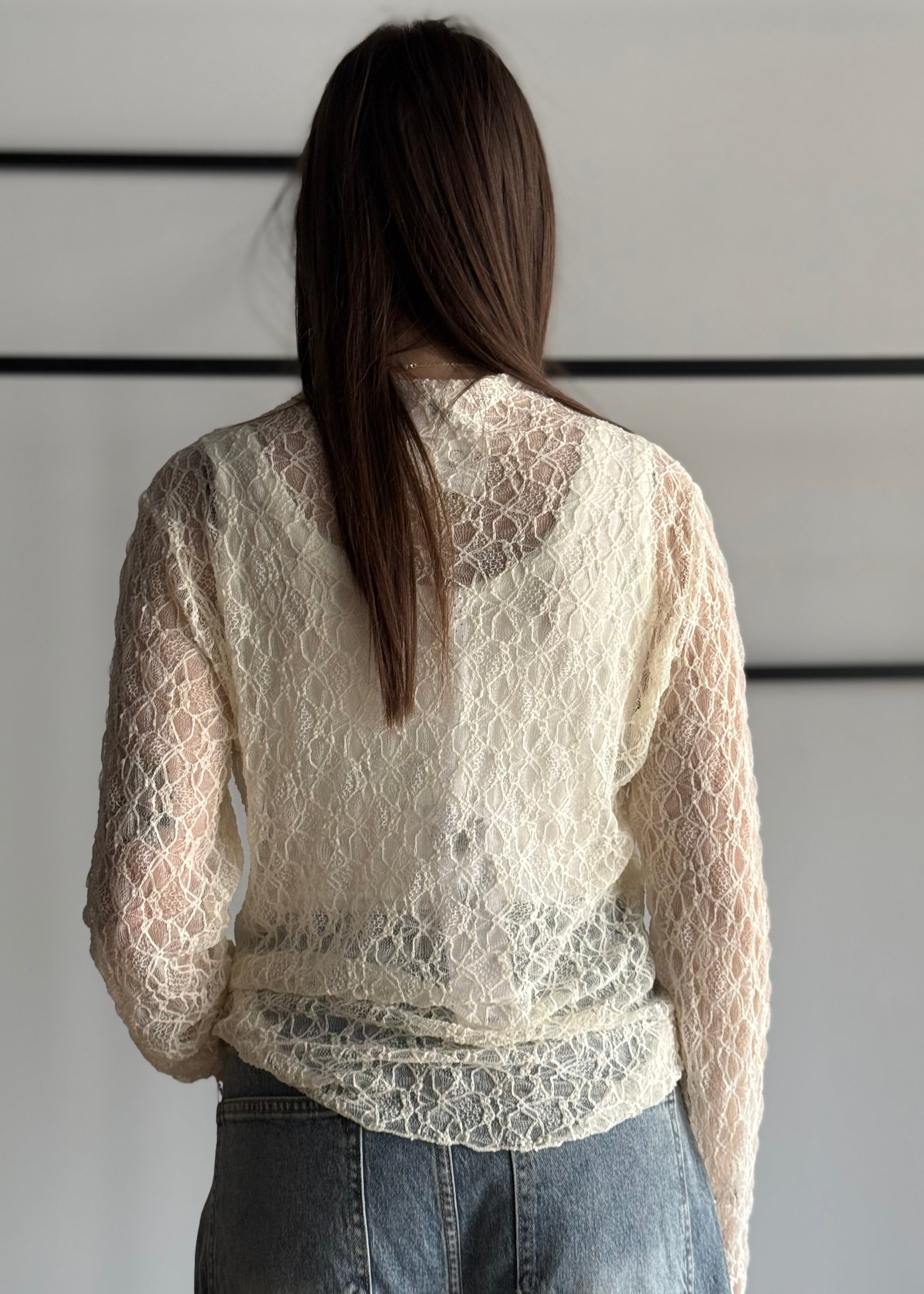 Blusa THEVICE in pizzo