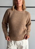 Carica l'immagine nel visualizzatore della galleria, Maglia girocollo mastice - KONTATTO
