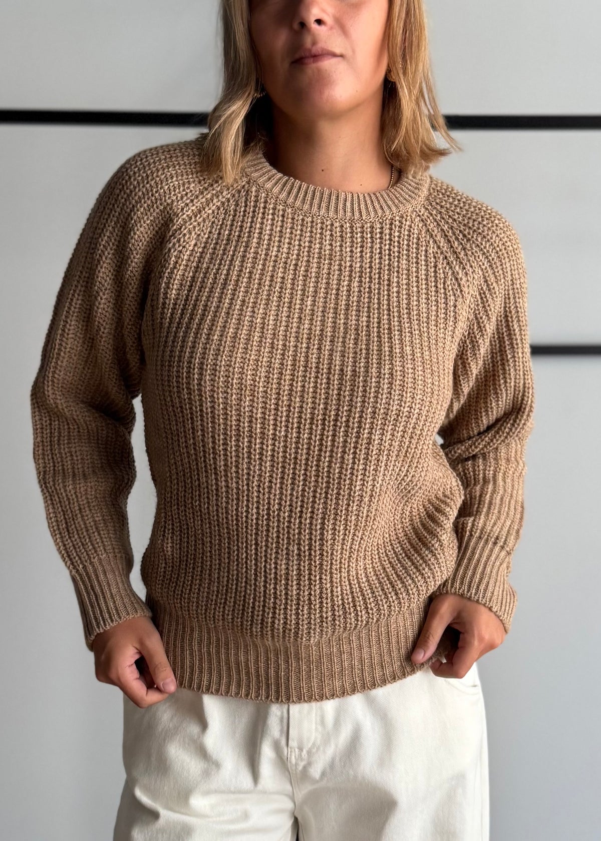 Maglia girocollo mastice - KONTATTO
