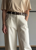 Carica l'immagine nel visualizzatore della galleria, Pantalone balloon ZAHJR latte
