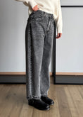 Carica l'immagine nel visualizzatore della galleria, Jeans wide leg grigio washed - PHILIALOFT
