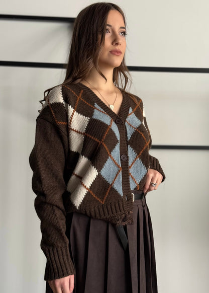 Cardigan PHILIALOFT a rombi