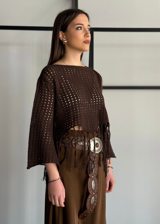 Maglia KONTATTO con frange