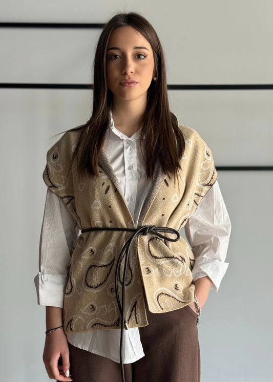 Gilet KONTATTO jacquard