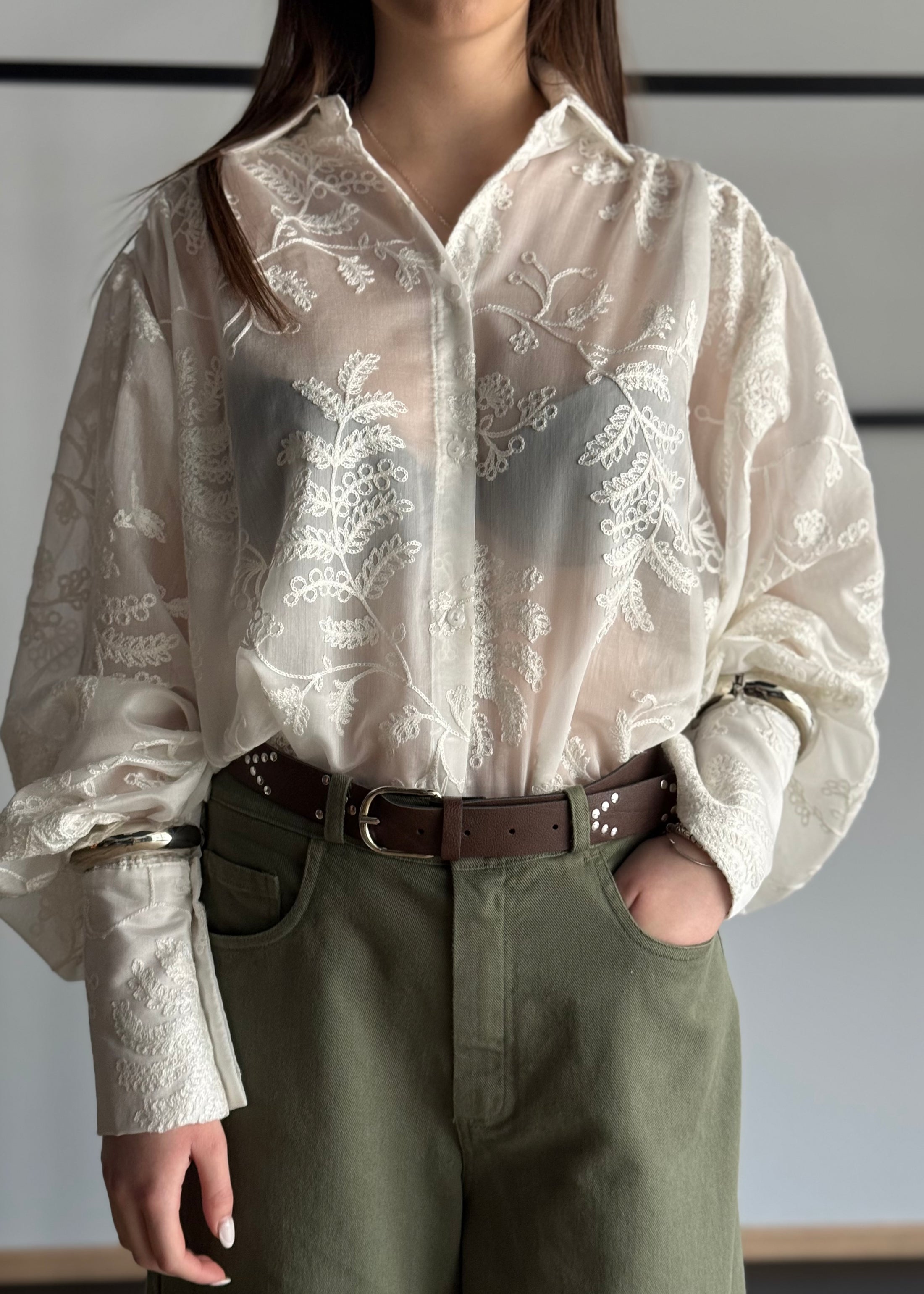 Camicia ZAHJR ricamata