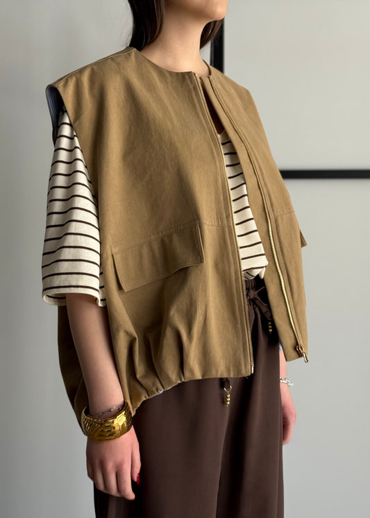 Gilet KIKISIX oversize