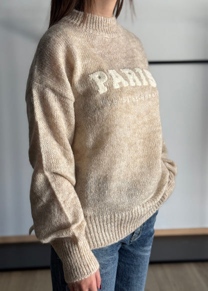 Maglia con ricamo -KONTATTO