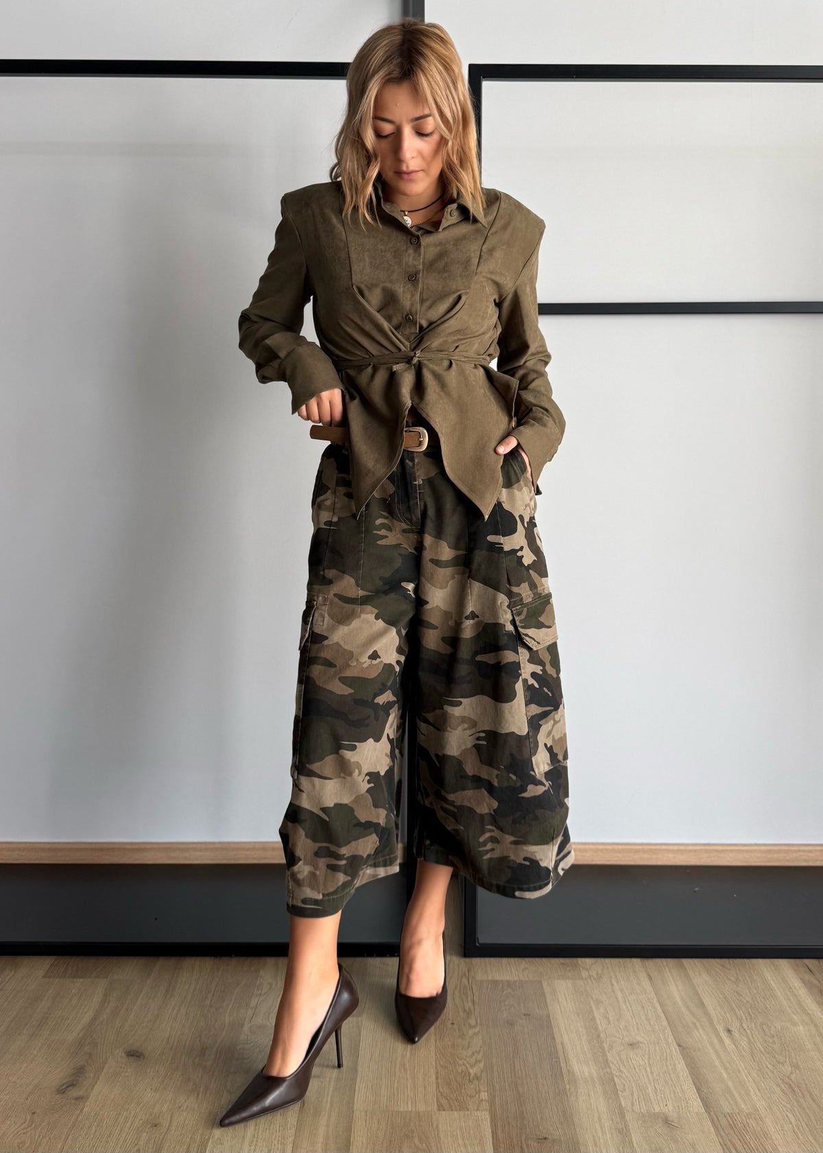 Bermuda cargo camouflage - KONTATTO